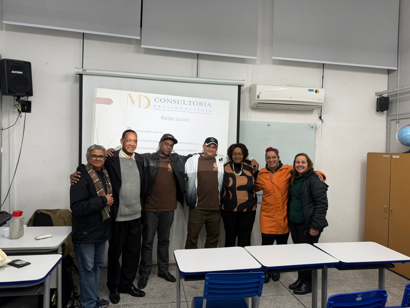 Apresentação da palestra BPC/LOAS na Associação Ancoras